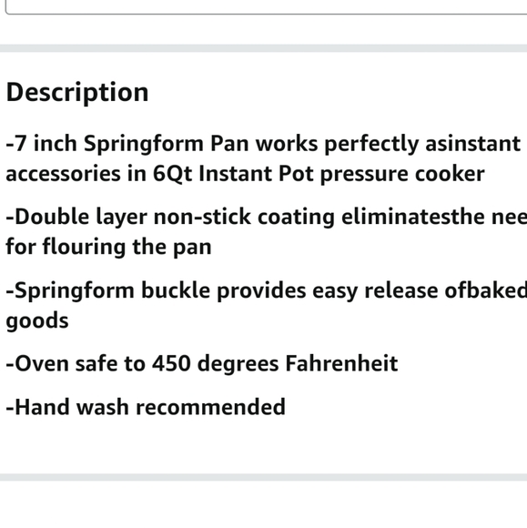 Fayy, set of 2, nonstick Springform Pans 7" - Picture 9 of 9